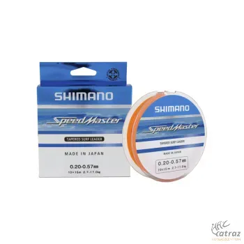 Shimano SpeedMaster Tapered Surf Leader 0,33-0,57mm - Shimano Felvastagodó Zsinór