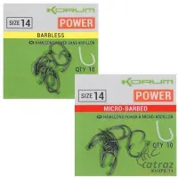 Horog Korum Xpert Power Barbless Size:10