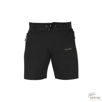 Avid Distortion Black Joggers Shorts - Avid Carp Horgász Rövidnadrág