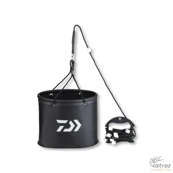 Daiwa Összehajtható Vízmerítő Vödör Kötéllel - Daiwa EVA Bucket Foldable With Rop