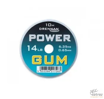 Power Gum Drennan 10m 0,65mm 6,3kg - Áttetsző