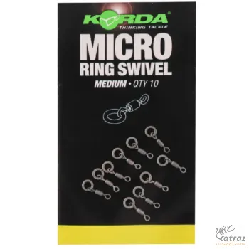 Korda Micro Rig Ring Swivel Medium 10 db/csomag