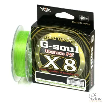 YGK G-Soul Up Grade X8 200m 0,26mm PE: 2,6 Chartreuse - YGK Fonott Pergető Zsinór