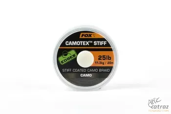 Előkezsinór Fox Camotex Semi Stiff Coated Camo 35lb
