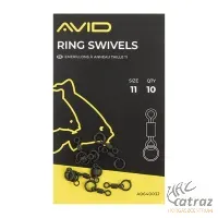 Avid Carp Ring Swivels Méret: 8 - Avid Carp Karikás Forgó 10 db/cs