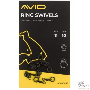 Avid Carp Ring Swivels Méret: 11 - Avid Carp Karikás Forgó 10 db/cs