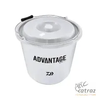Daiwa Vödör Tetővel Fehér - Daiwa Advantage Baits Vödör 18 Liter