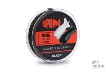 Spomb Leader Braid Fonott Zsinór - Black/Fekete 50m 0,26mm