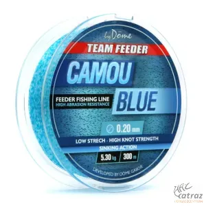 By Döme Team Feeder Camou Blue 0,20mm - By Döme Kék Camo Monofil Feeder Zsinór 300 méter