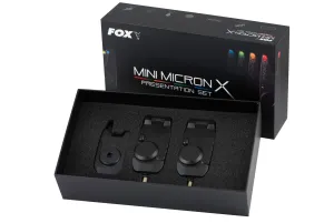 Fox Mini Micron X Elektromos Kapásjelző Szett 2+1 - Fox Mini Micron Kapásjelző Készlet