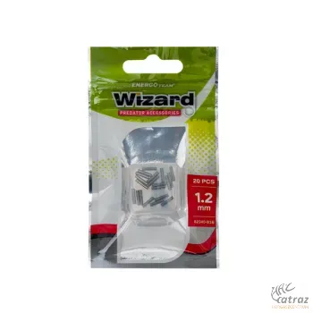 Wizard Roppantócső - Wizard Fényes Fekete Krimpelő Cső - Méret: 2,0x2,4x8mm
