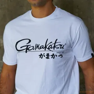 Gamakatsu Classic JP White T-Shirt Méret: L - Gamakatsu Horgász Póló