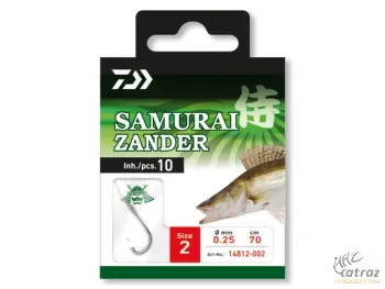 Előkötött Horog Daiwa Samurai Zander Size:02