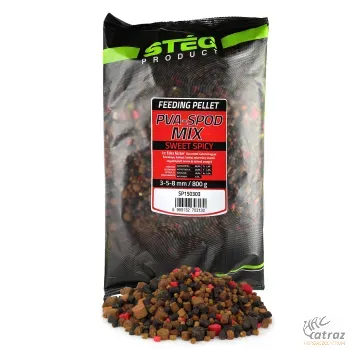 Stég Pva Spod Mix Sweet Spicy 3-5-8mm - Stég PVA Pellet Mix