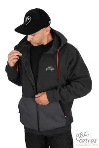 Fox Rage Kapucnis Pulóver Méret: L - Fox Rage Reversible Sherpa Hoody