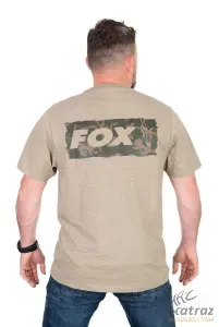 Fox Limitált Kiadású Horgász Póló - Fox Limited LW Khaki Large Print