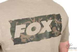 Fox Limitált Kiadású Horgász Póló - Fox Limited LW Khaki Large Print