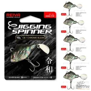 Reiva Jigging Spinner 10g Chrome Bleak - Reiva Speciális Műcsali