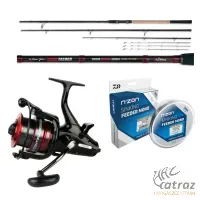 By Döme Team Feeder Horgász Szett - Nevis X-Control Feeder 6000 + Power Fighter Feeder Bot + Daiwa N´Zon Monofil Zsinór