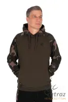 Fox Kapucnis Horgász Pulóver - Fox Khaki/Camo Pullover Premium 310 Hoodie