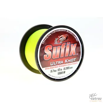 Sufix Ultra Knot Yellow 0,355mm 1005 méter - Sufix Ultra Knot Monofil Zsinór