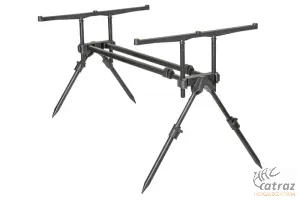 Tempo Rod Pod Szett - Carp Zoom Rod-Pod + Carp Academy Elektromos Kapásjelzők + Láncos Swinger Kapásjelzők