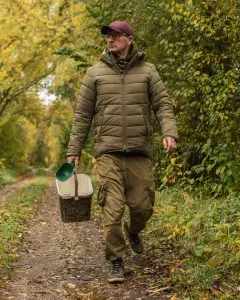 Korda Kora Thermolite® Puffer Jacket Olive Méret: L - Korda Téli Horgász Kabát