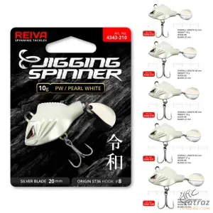 Reiva Jigging Spinner 10g Pearl White - Reiva Speciális Műcsali