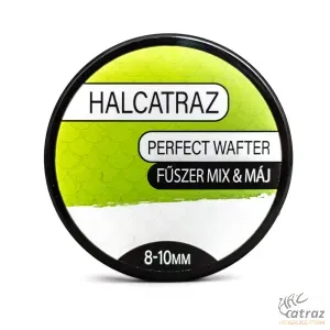 Halcatraz Perfect Wafter Fűszer mix & Máj 8-10mm - Halcatraz Wafter Csali