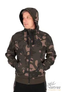 Fox Camo Kapucnis Horgász Pulóver - Fox Camo Full Zip Premium 310 Hoodie