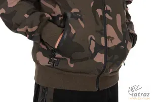 Fox Camo Kapucnis Horgász Pulóver - Fox Camo Full Zip Premium 310 Hoodie