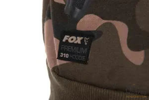 Fox Camo Kapucnis Horgász Pulóver - Fox Camo Full Zip Premium 310 Hoodie