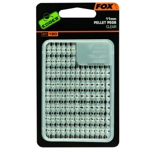 Fox Edges Pellet Stopper - Fox Pellet Pegs 11mm Clear