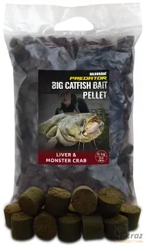 Haldorádó Catfish Bait Pellet 24 mm Liver & Monster Crab 5 kg - Haldorádó Harcsázó Pellet