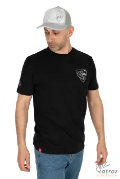 Fox Rage Limited Edition Pike Black T-Shirt Méret: S - Csuka Mintás Horgász Póló