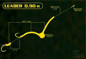 Haldorádó Catfish Rig 5 - Fireball Szerelék 110 gramm - Harcsázó Szerelék