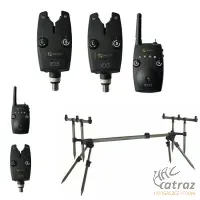 Profi Rod Pod Szett - Carp Academy Supreme Rod Pod + Carp Spirit HD3 2+1 Darabos Elektromos Kapásjelző Szett