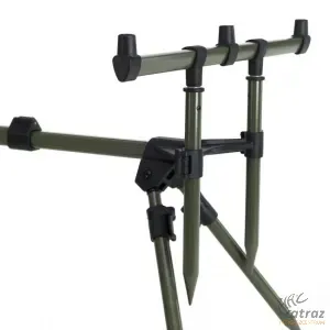 Profi Rod Pod Szett - Carp Academy Supreme Rod Pod + Carp Spirit HD3 2+1 Darabos Elektromos Kapásjelző Szett