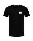 Korda LE Bobbin Tee Black Méret: L - Korda Fekete Bobbin Mintás Horgász Póló