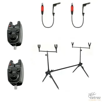 Basic Rod Pod Szett - Carp Academy Rod-Pod + Flash Elektromos Kapásjelzők + Carp Academy Láncos Kapásjelzők