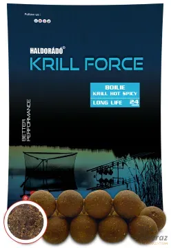 Haldorádó Krill Force Boilie Long Life 24 mm - Krill Hot Spicy