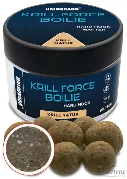 Haldorádó Krill Force Boilie Hard Hook Wafter 24, 30 mm Krill Natur - Haldorádó Wafter Csali