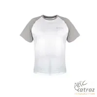 Shimano Short Sleeve T-Shirt White - Shimano Fehér-Szürke Horgász Póló