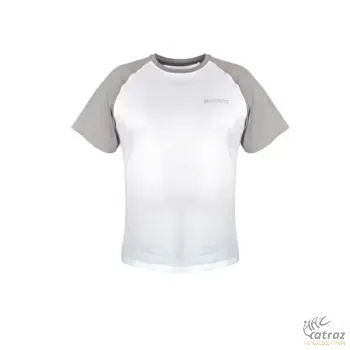 Shimano Short Sleeve T-Shirt White - Shimano Fehér-Szürke Horgász Póló