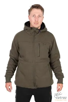 Fox Sherpa Fekete Zöld Fekete Méret: 3XL - Fox Collection Sherpa Jacket Green Black