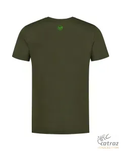 Korda LE Bobbin Tee Olive - Korda Olíva Bobbin Mintás Horgász Póló