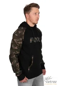 Fox Black Camo Raglan Hoody Méret: L - Fox Terepmintás Pulóver