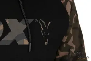 Fox Black Camo Raglan Hoody Méret: L - Fox Terepmintás Pulóver