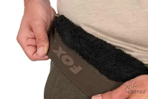 Fox Zöld Fekete Bélelt Horgász Nadrág Méret: S - Fox Collection Sherpa Jogger Green/Black