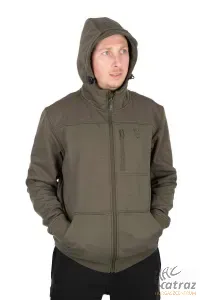 Fox Zöld Fekete Őszi-Tavaszi Horgász Dzseki Méret: S - Fox Collection Soft Shell Jacket Green Black